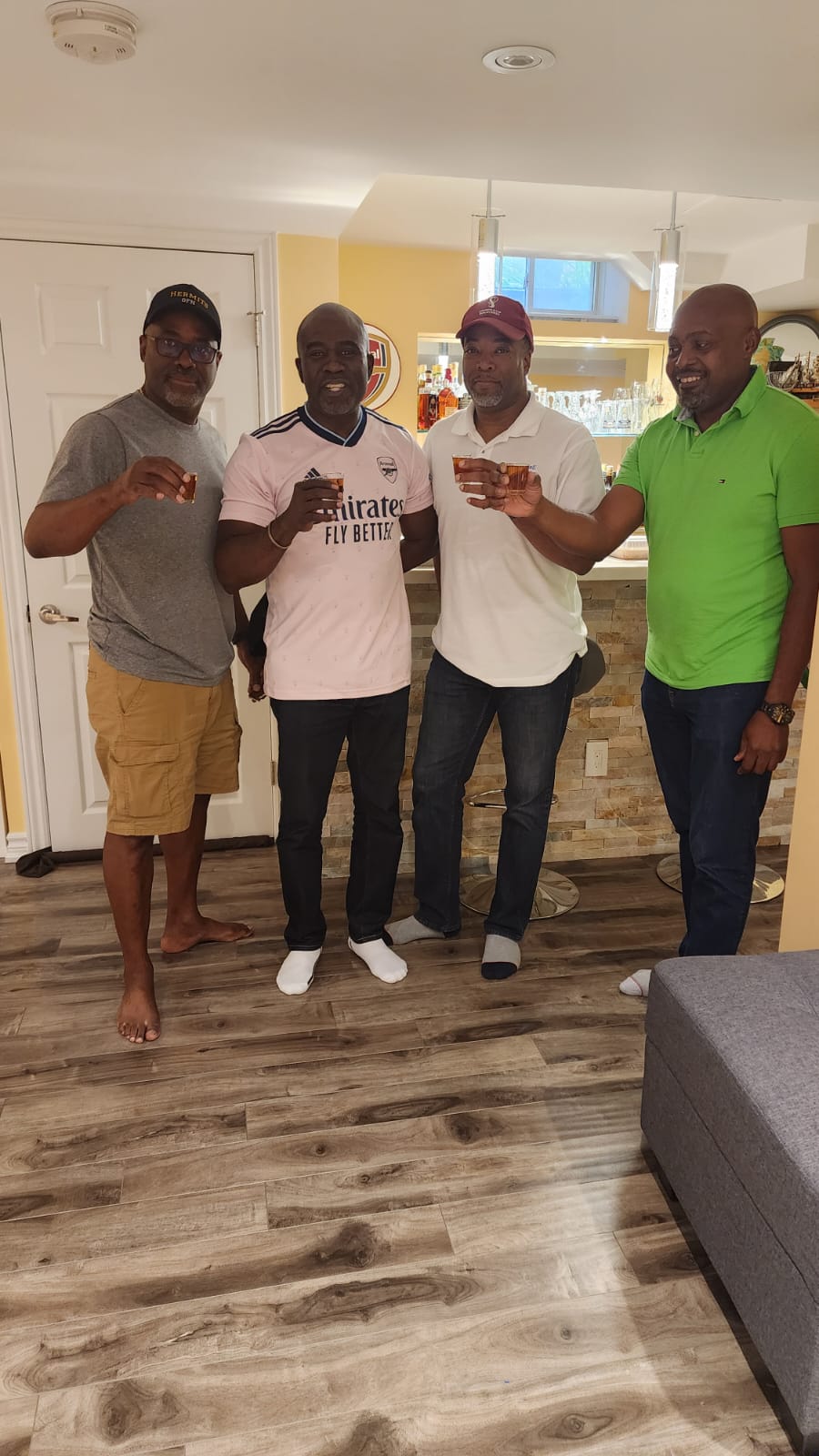 Hermits1963 celebrating another successful golf tournament with a shot of 1792 Ridgemont Reserve Bourbon Whiskey